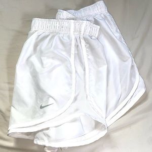 NIKE Dri-Fit Running Shorts Size L White